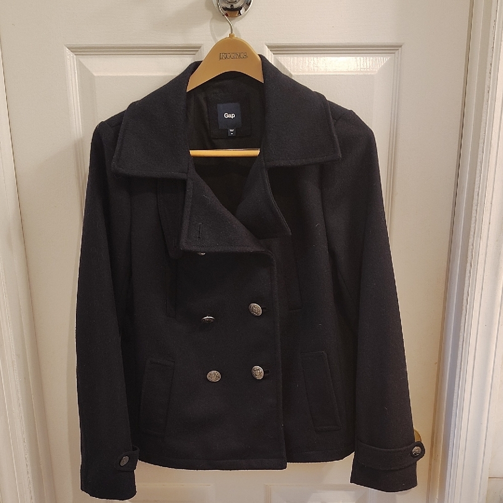 GAP Women's Bllack Peacoat M